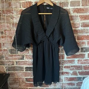 Zara Pleated Romper Dress